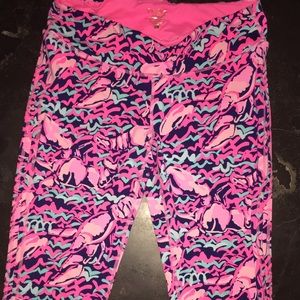 NWOT Lilly Pulitzer lobstah roll luxletic sz:Large